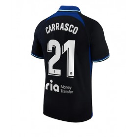 Herren Fußballbekleidung Atletico Madrid Yannick Carrasco #21 Auswärtstrikot 2022-23 Kurzarm